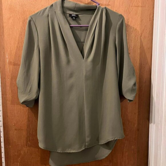🐻Size XS - Mossimo - Green Half Sleeve Pullover Blouse - Picture 1 of 6